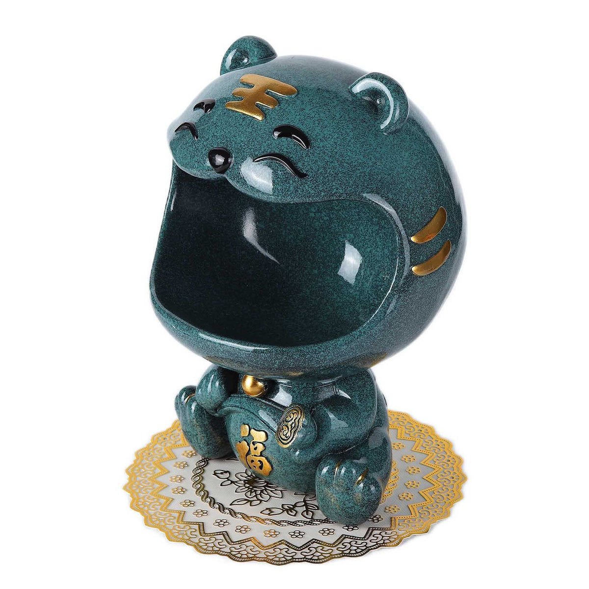 Cut Animal Shaped Key Phone Storage Basket Container Home Entryway Decor Accessory Display MoldBlue
