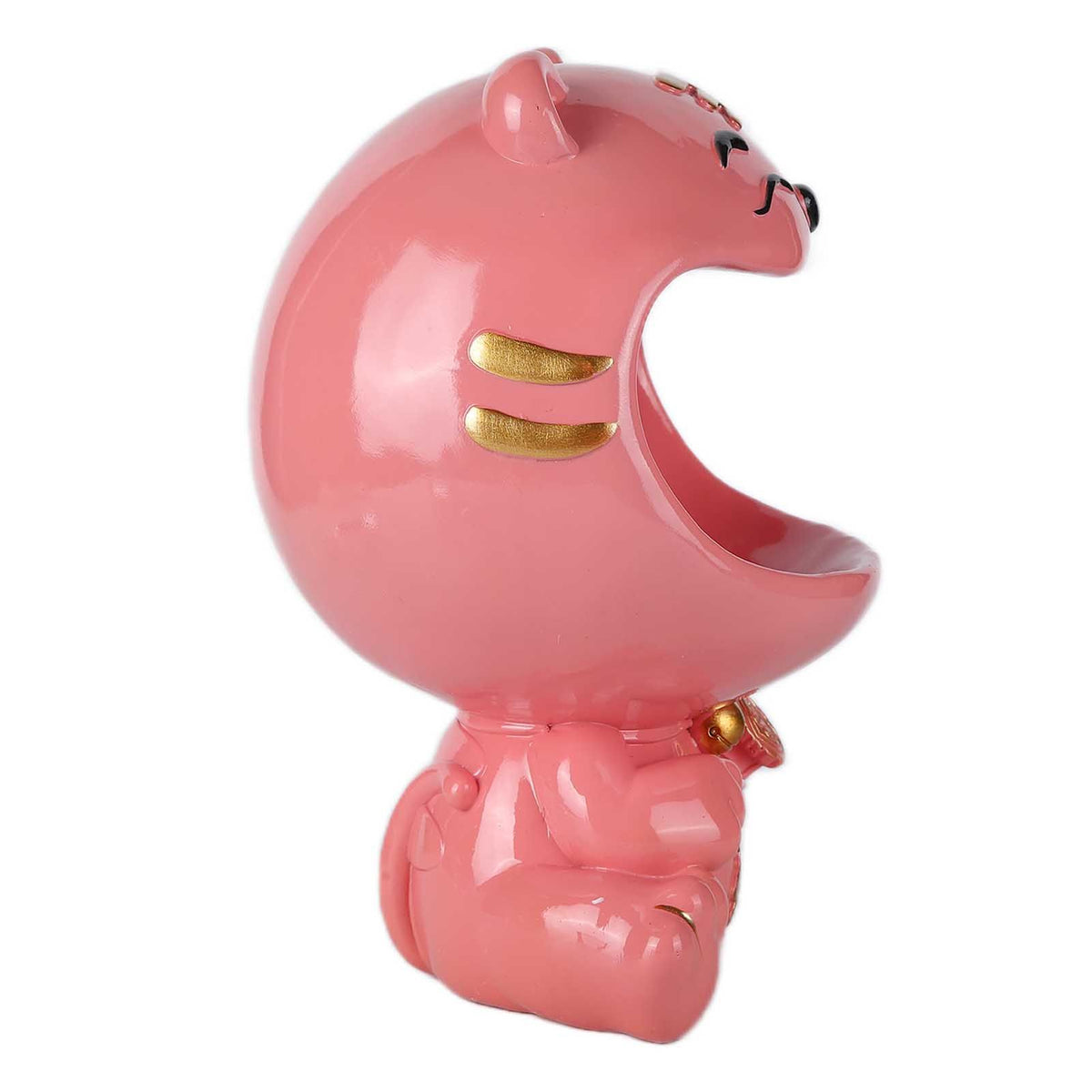 Cut Animal Shaped Key Phone Storage Basket Container Home Entryway Decor Accessory Display MoldPink