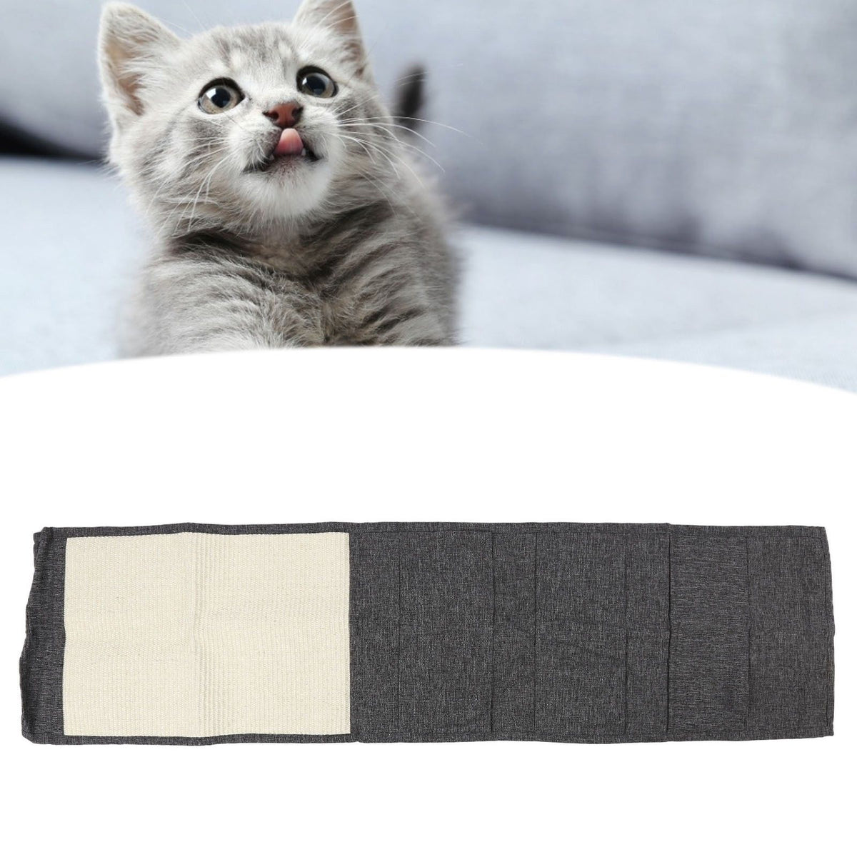 Cat Scratch Pad Fabric Sofa Wooden Door Protective Cover Pad Cat Claw Mark Claw Sharpener Pet SuppliesBack Section of The Door (45*175cm)