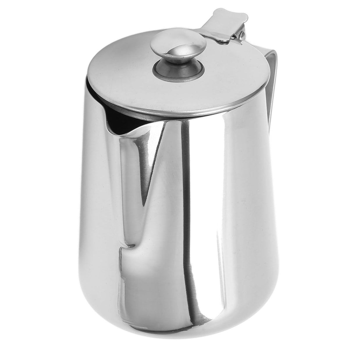 Milk Frothing Pitcher 304 Stainless Steel Milk Frother Coffee Cup with Cover for Home Coffee Shop1500ML