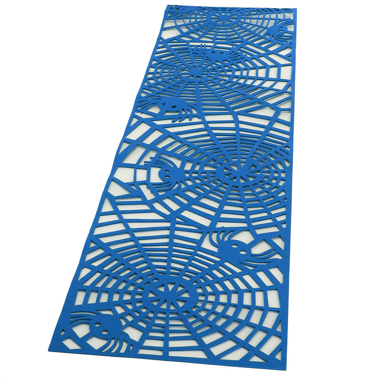 Rectangle Shape Tablecloth Hollow Out Table Runner for Wedding Household DecorationsLight Blue