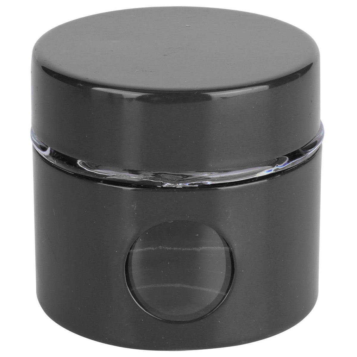 Coffee Bean Container Iron Glass Mini Sealed Jar Kitchen Storage Tank for Beans TeaBlack