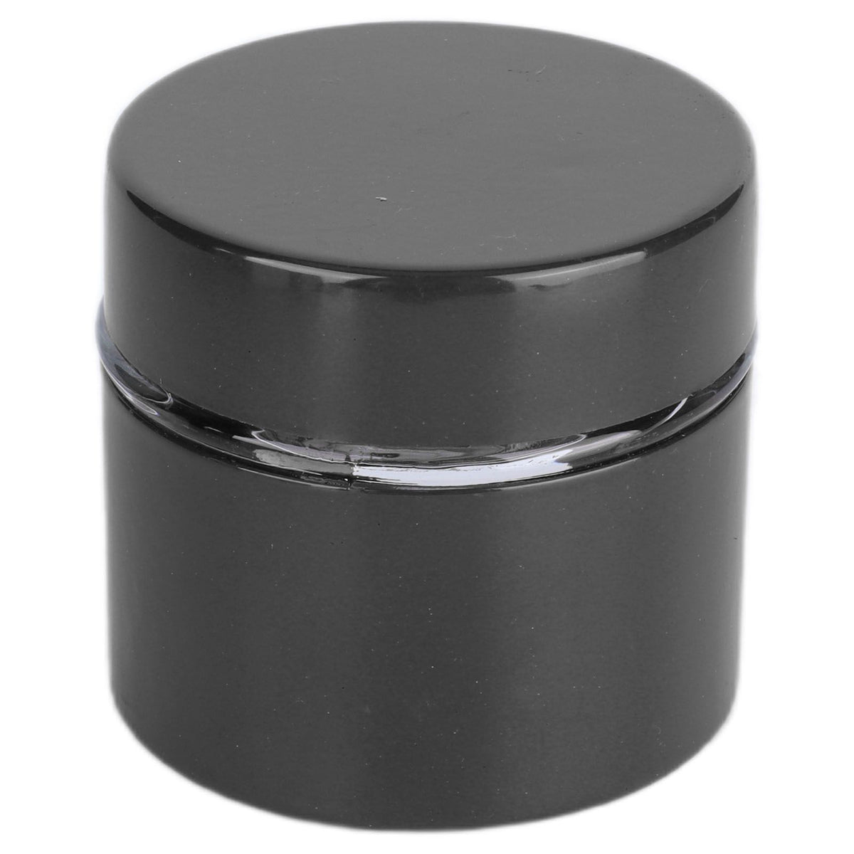 Coffee Bean Container Iron Glass Mini Sealed Jar Kitchen Storage Tank for Beans TeaBlack