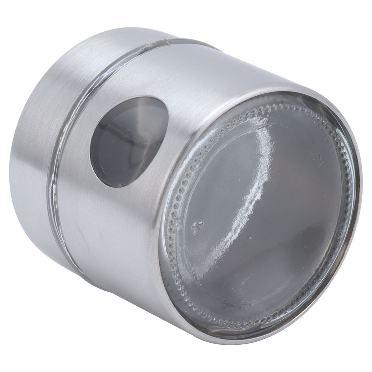 Coffee Bean Container Iron Glass Mini Sealed Jar Kitchen Storage Tank for Beans TeaSilver