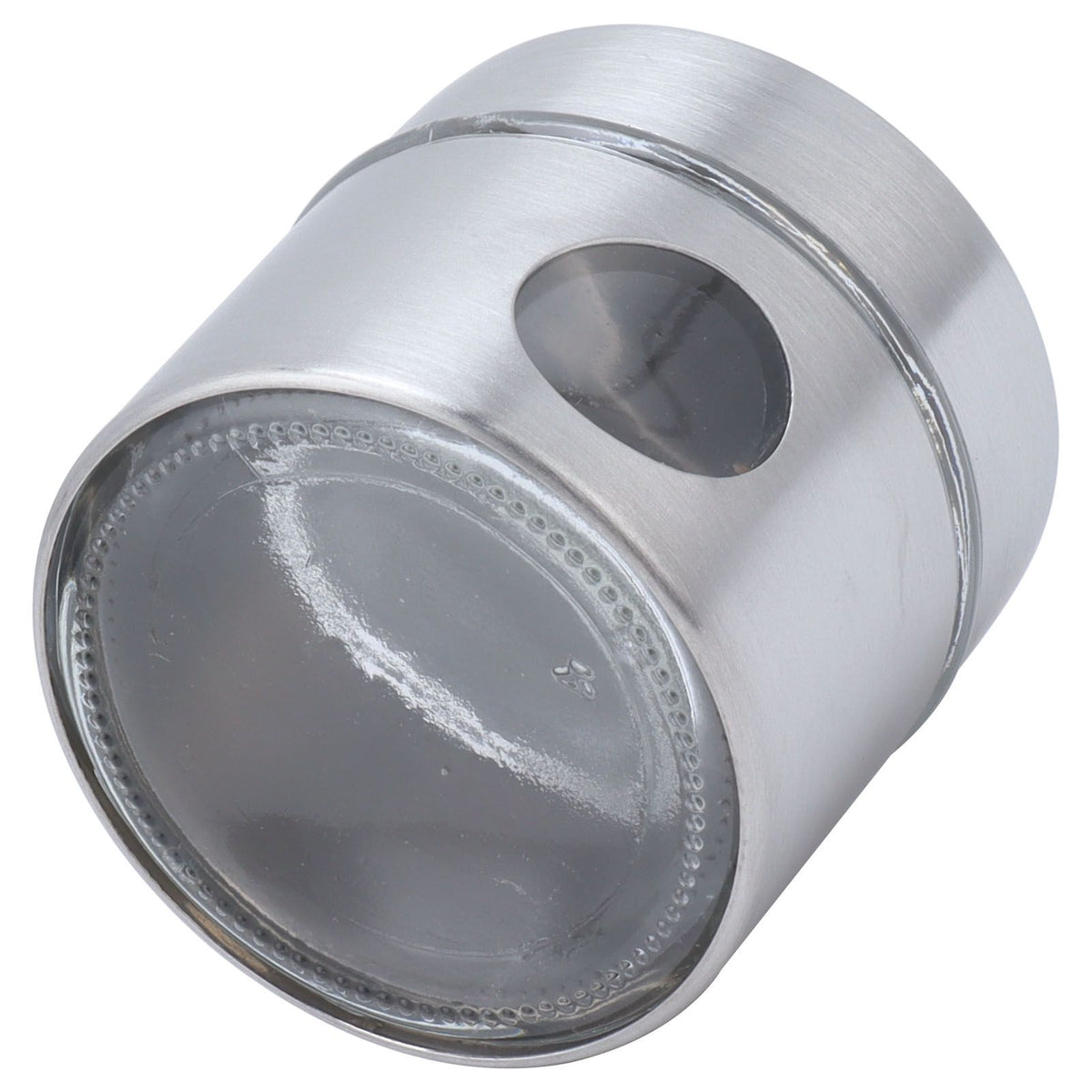 Coffee Bean Container Iron Glass Mini Sealed Jar Kitchen Storage Tank for Beans TeaSilver