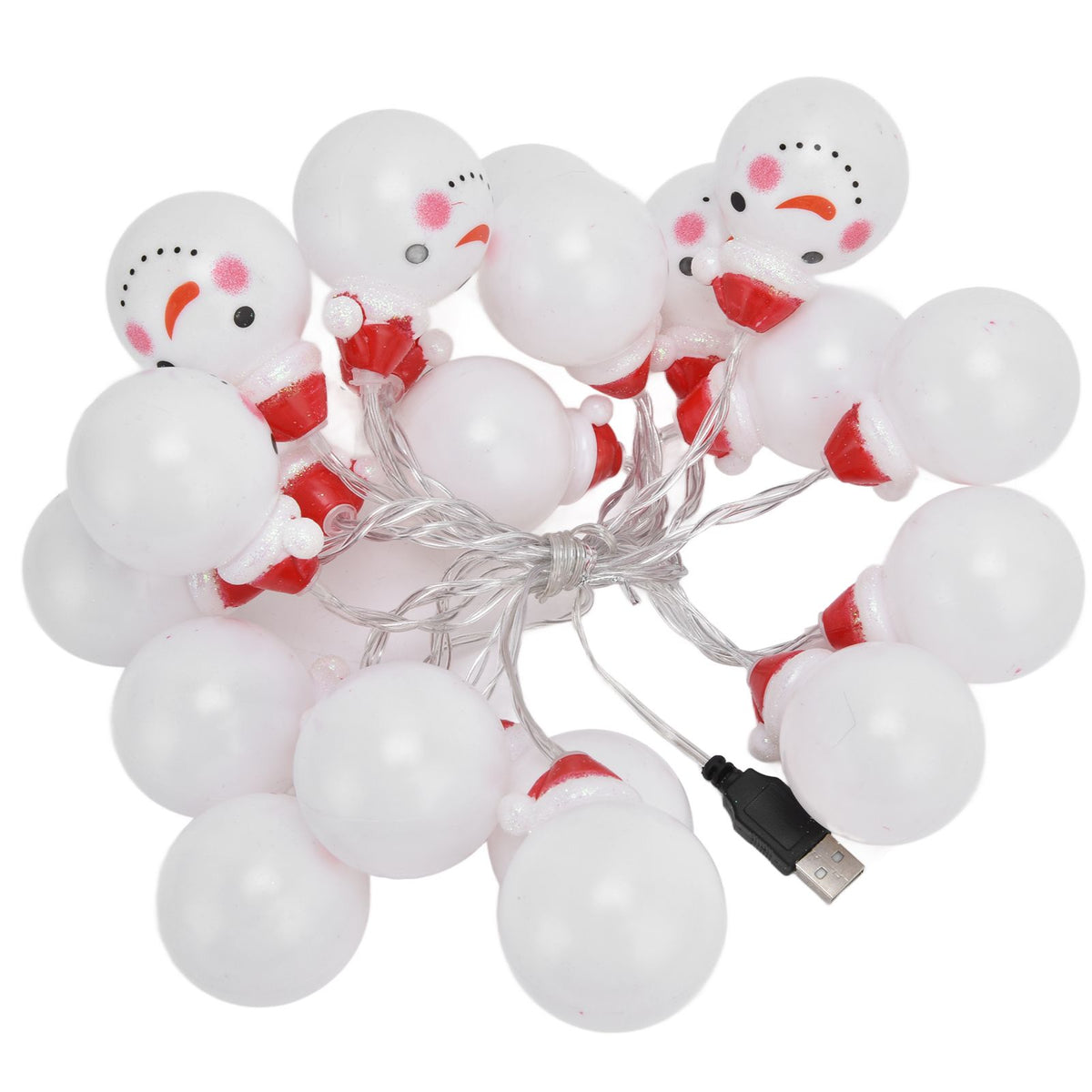 3 Meters Innovative Doll Shaped String Light USB Powered LED Light for Indoor Outdoor Festival
