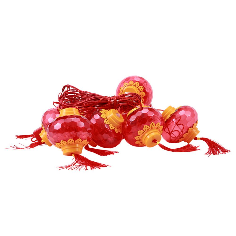 2022 New Year Red Lantern Curtain String Lights LED Spring Festival Fairy Light Street Festoon Light for Holidays Home Decor