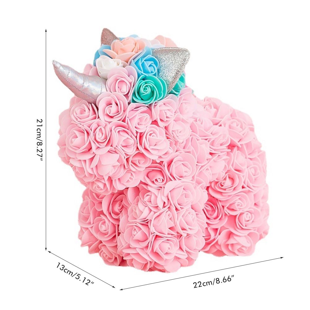 Valentine's Day Gift Rose PE Flower Gift for Girlfriend Home Christmas Decorations