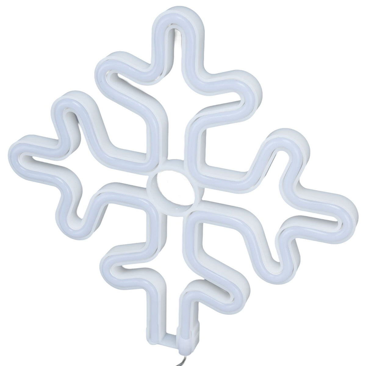 70in Neon Sign Romantic Christmas Snowflake Battery USB Powered LED Neon Light Decoration for Christmas Decoration 5V