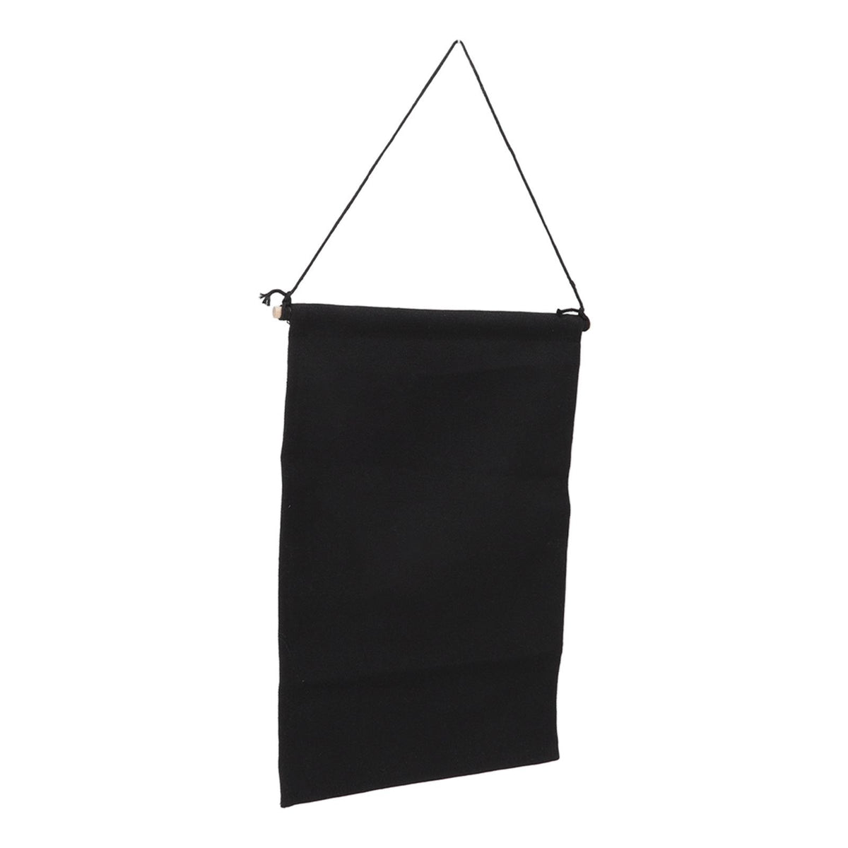 Brooch Storage Hanging Flag Multi Purpose Stylish Classic Pin Collection Organizers Banners for Home Office Dorm Black S 35x22.5cm 25cm(wooden Stick)