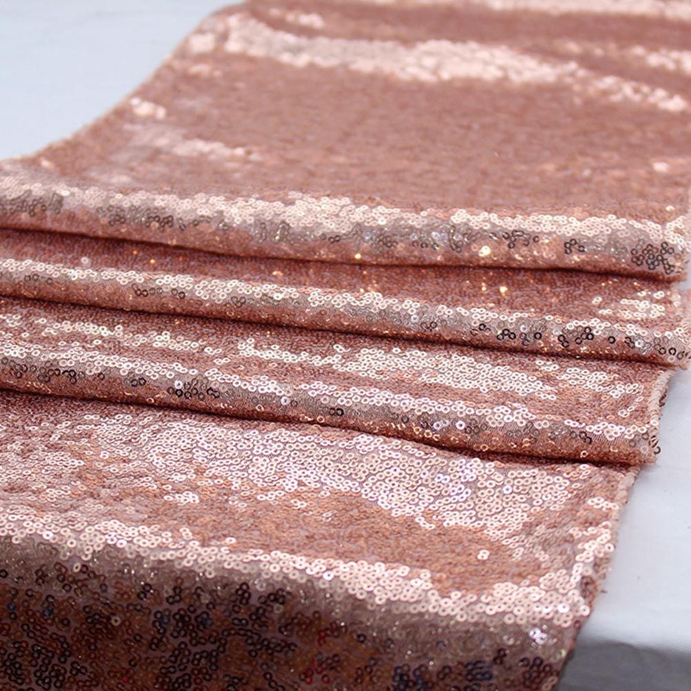 30x180cm Sparkly Sequin Table Runner Wedding Party Christmas Table Runner Tablecloth Decoration