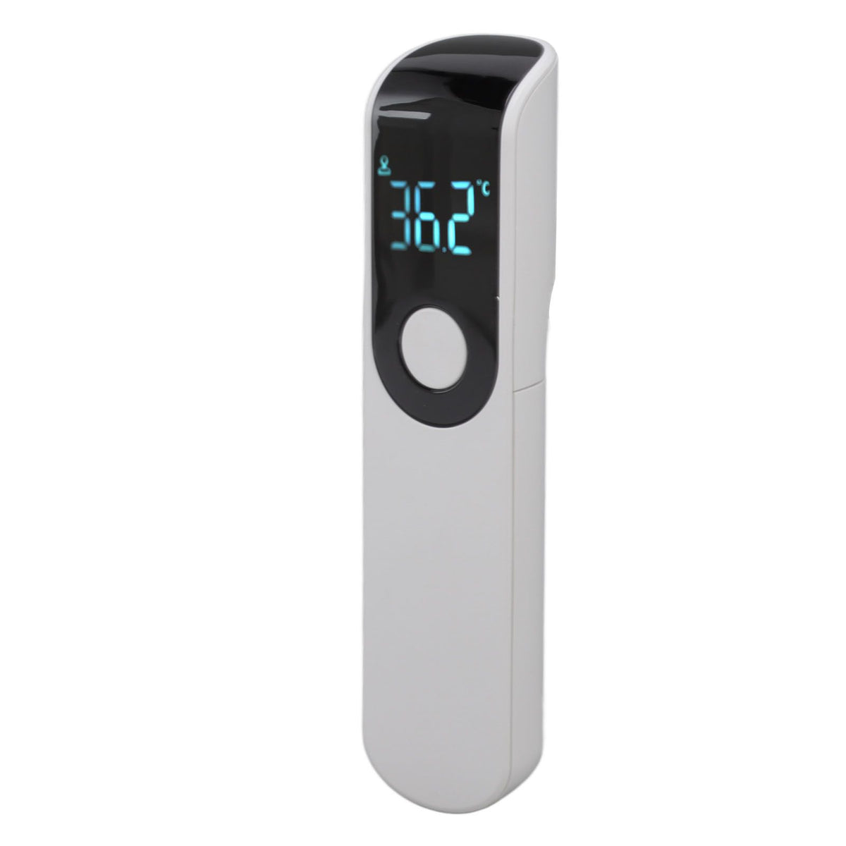 Infrared Temperature Gun Touchless Portable Hand Held Digital Forehead Thermometer for Hotels Home White