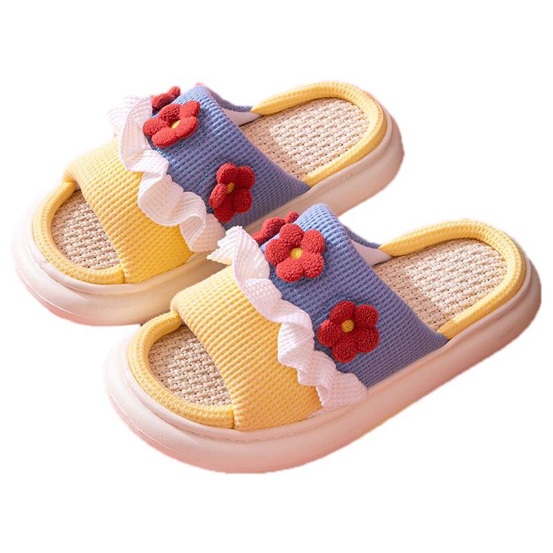 Slipper Comfortable Quick Drying Breathable Skidproof Women Sandal for Home Bedroom Yellow 38/39 for 37-38