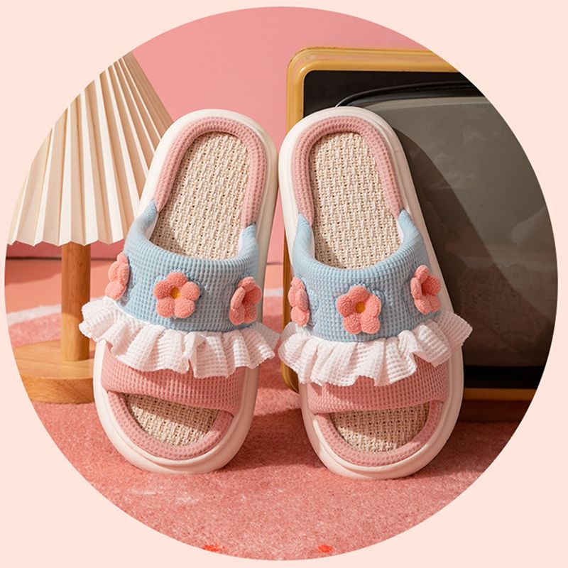 Slipper Comfortable Quick Drying Breathable Skidproof Women Sandal for Home Bedroom Pink 40/41 for 39-40