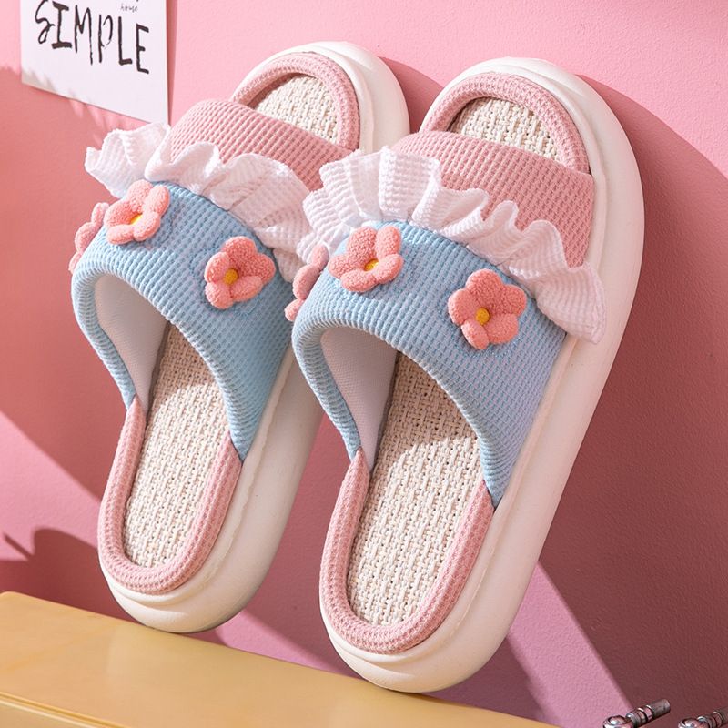 Slipper Comfortable Quick Drying Breathable Skidproof Women Sandal for Home Bedroom Pink 40/41 for 39-40