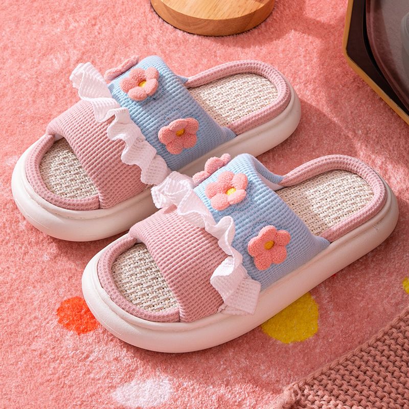 Slipper Comfortable Quick Drying Breathable Skidproof Women Sandal for Home Bedroom Pink 40/41 for 39-40