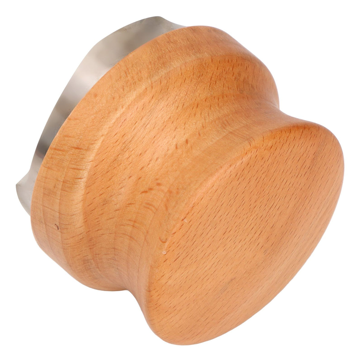 Coffee Distributor Coffee Hand Tamper Adjustable Depth Coffee Leveler Tool with Beech Handle 53mm/2.1in