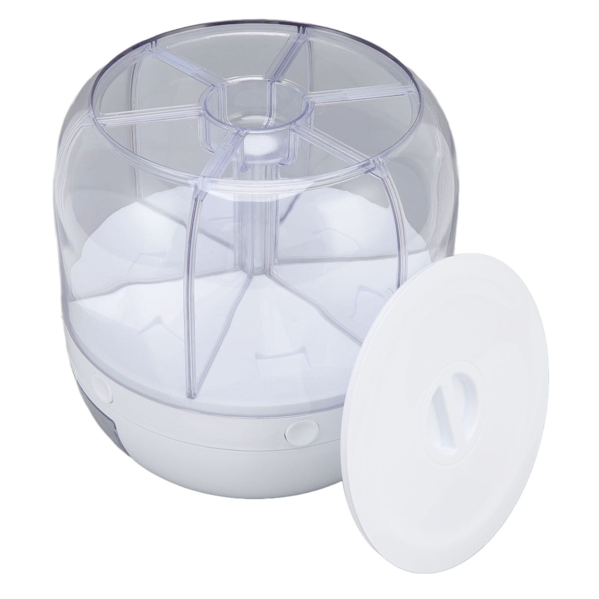 Grain Dispenser 6 Grids PP Rotation Insect Proof Grain Storage Organization for Home Kitchen 10kg