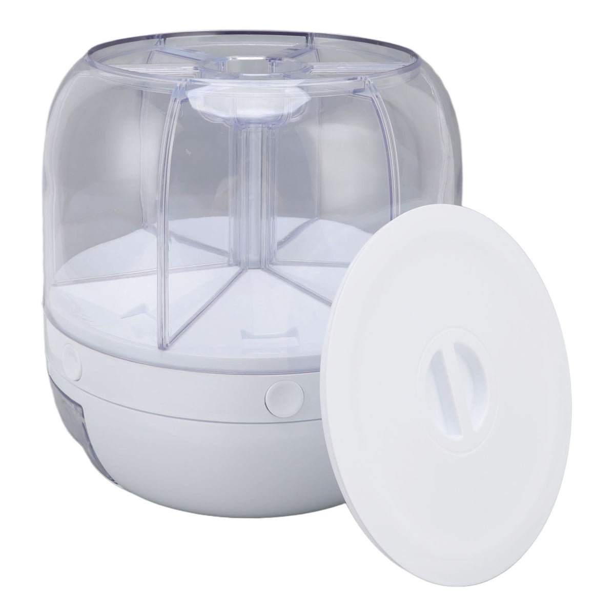 Grain Dispenser 6 Grids PP Rotation Insect Proof Grain Storage Organization for Home Kitchen 10kg