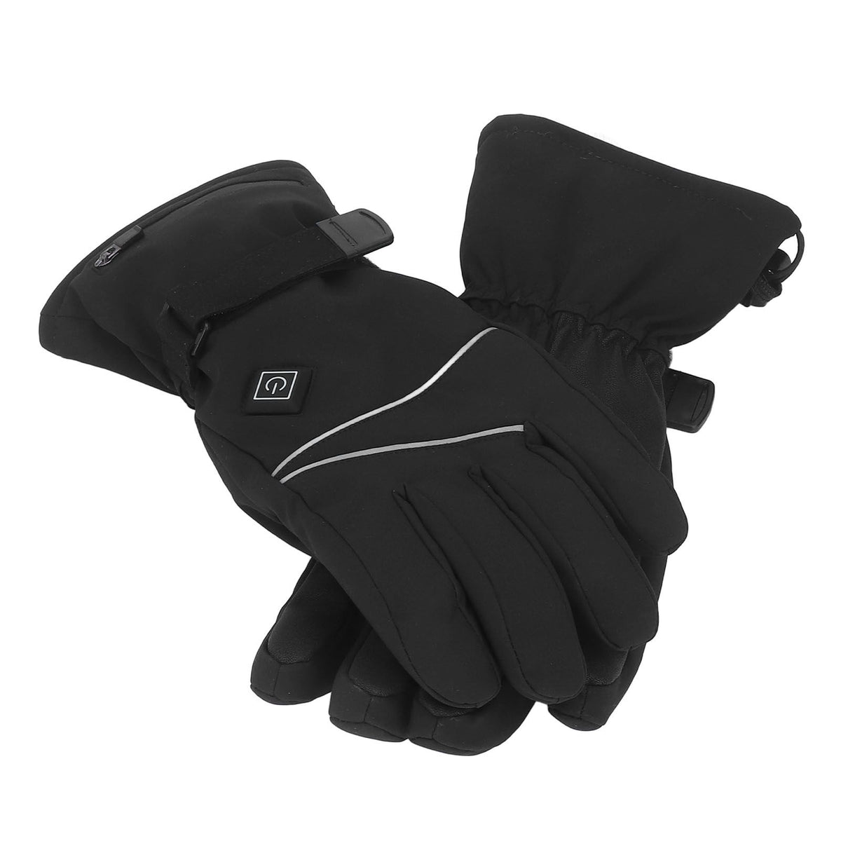 Heated Gloves Skiing Snowboarding Electric Battery Heated Gloves with 3 Heating Levels Skiing for Men Women M