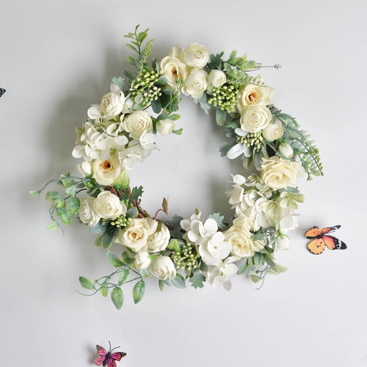 Fake Flower Simulation Garland Plastic Fake Flower Interior Door Wall Decoration