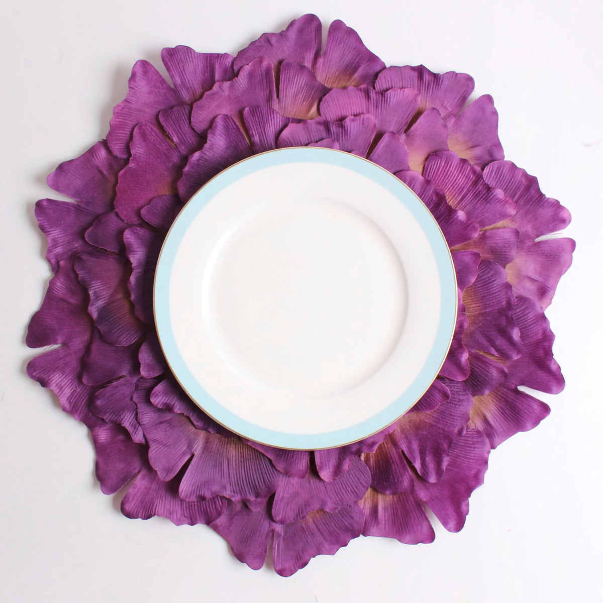 Ginkgo Leaf Placemat Multipurpose Durable Wear Resistance Exquisite Innovative Table Decorations