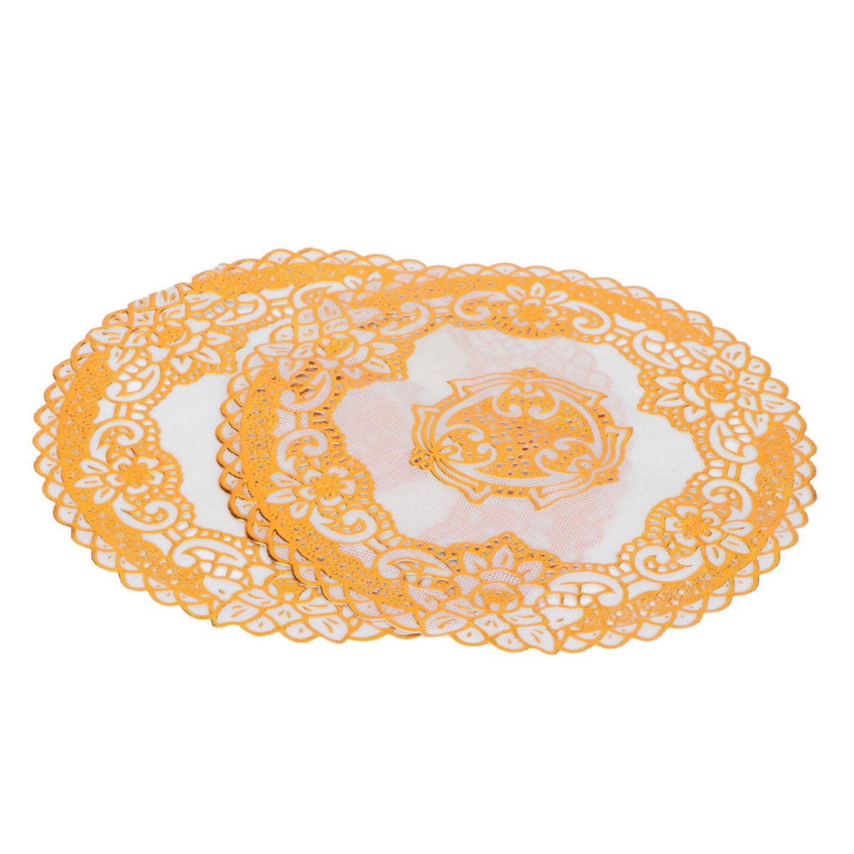 2PCS 20x20cm Table Mats Gold Placemats Coffee Cup Mat Coaster for Wedding Party SuppliesType 04