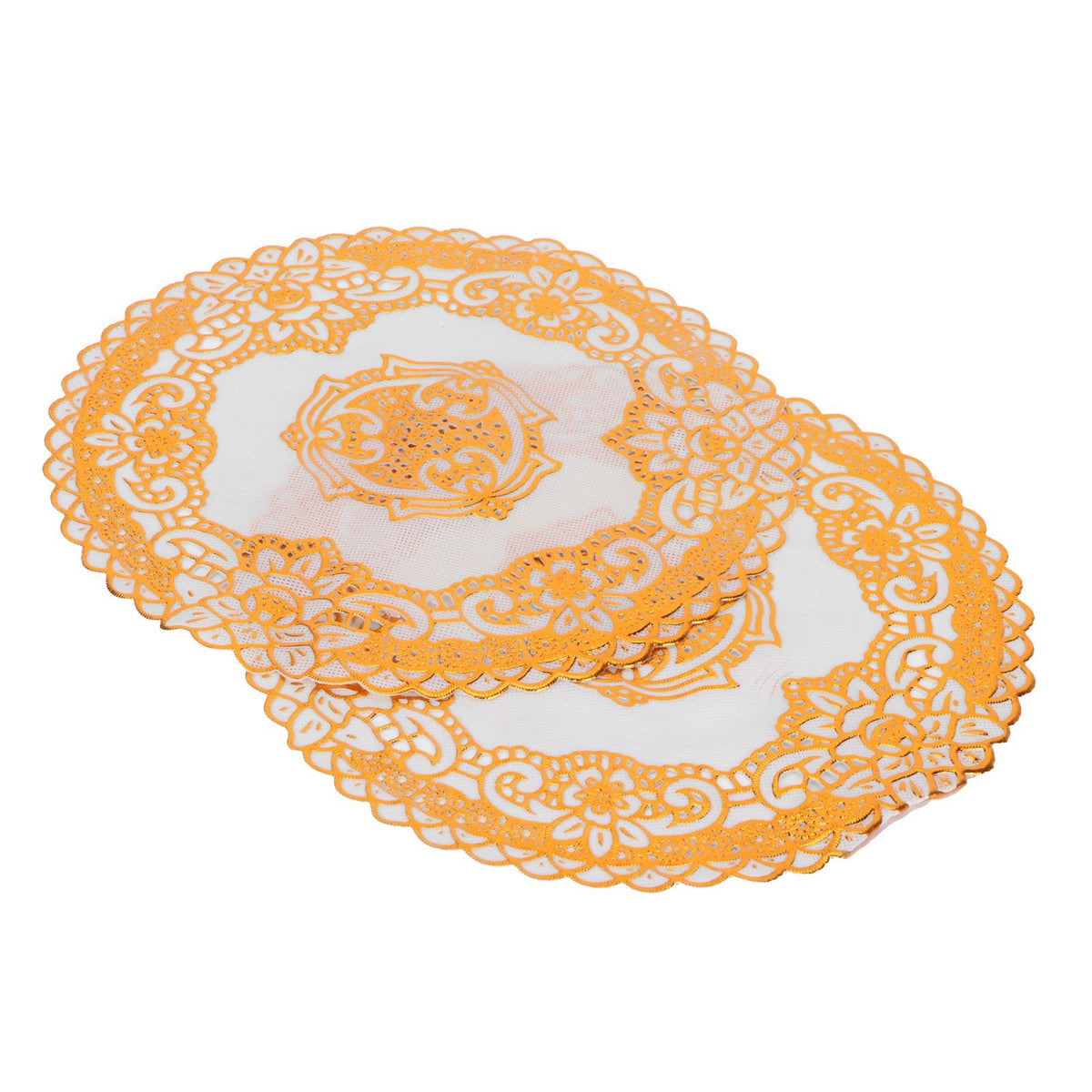 2PCS 20x20cm Table Mats Gold Placemats Coffee Cup Mat Coaster for Wedding Party SuppliesType 04