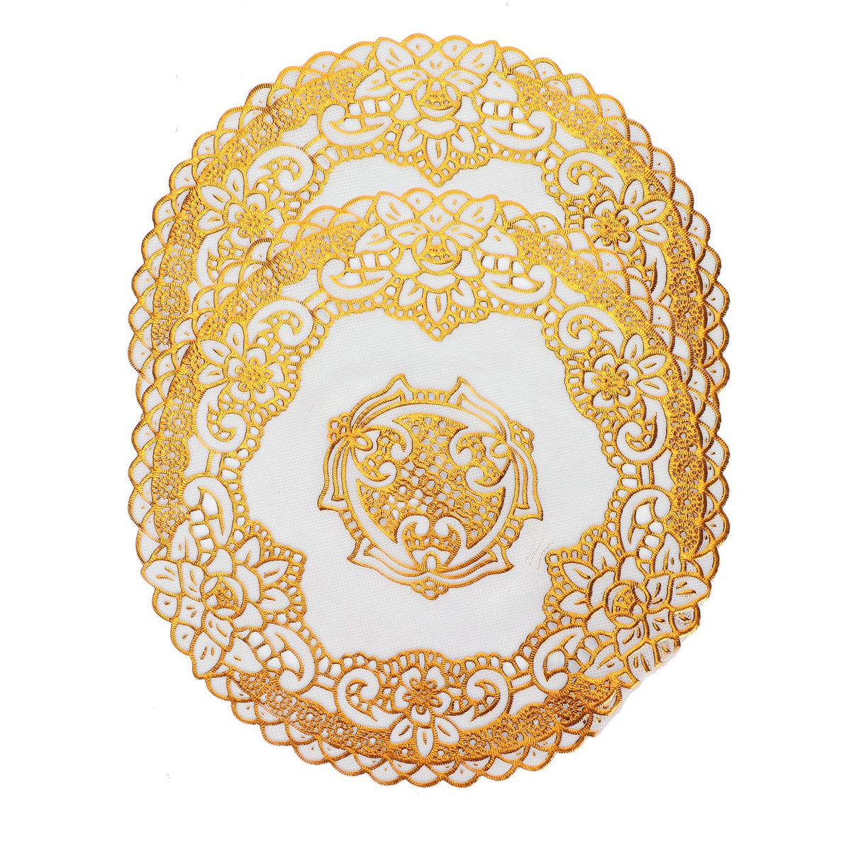 2PCS 20x20cm Table Mats Gold Placemats Coffee Cup Mat Coaster for Wedding Party SuppliesType 04