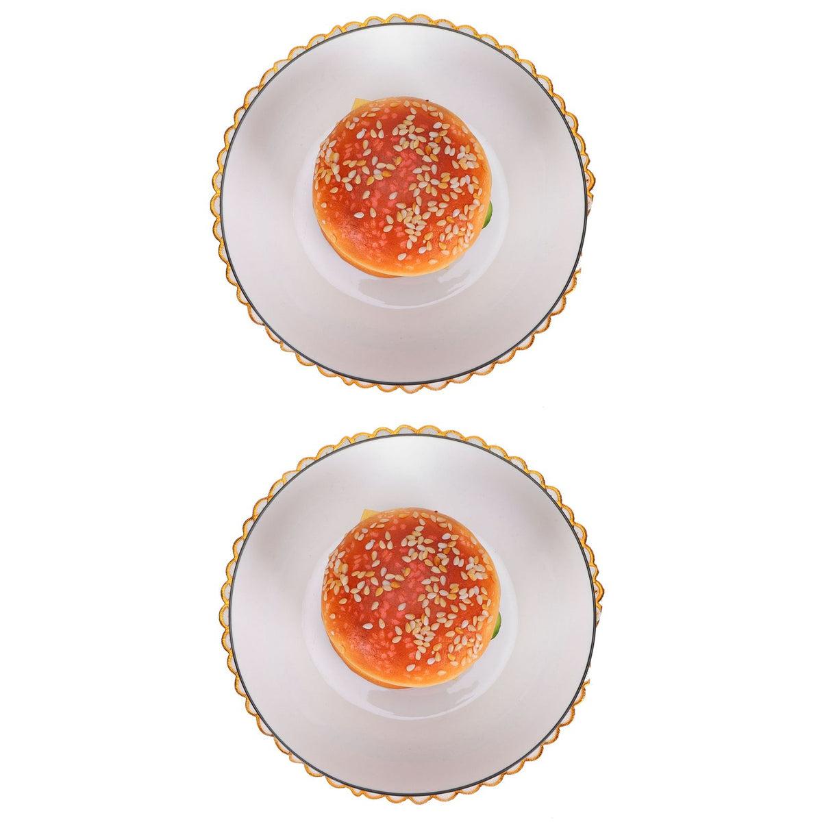 2PCS 20x20cm Table Mats Gold Placemats Coffee Cup Mat Coaster for Wedding Party SuppliesType 04