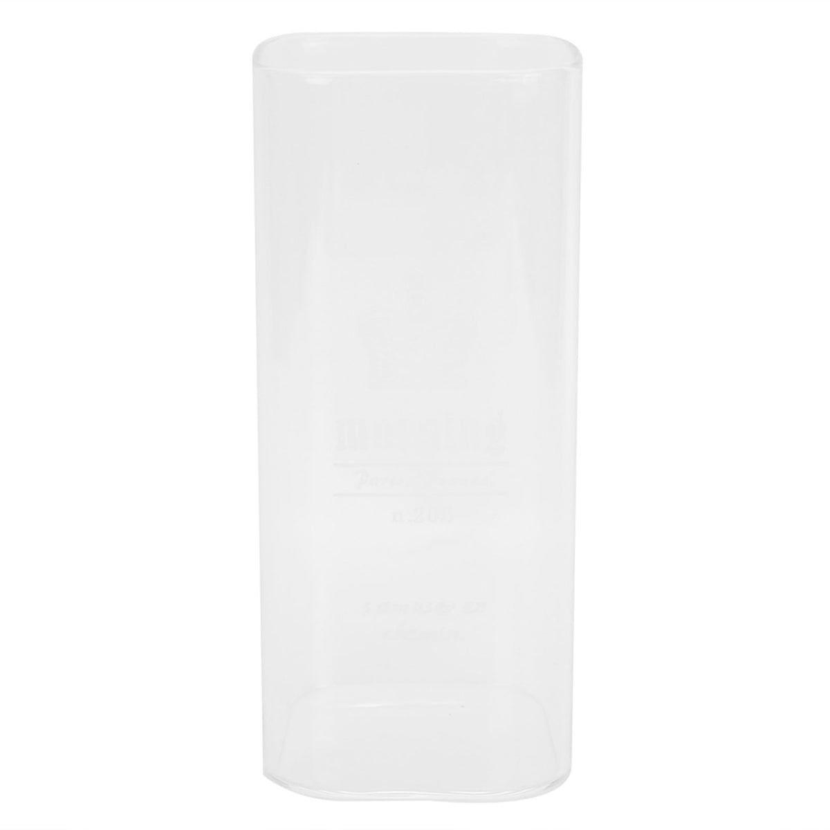 400ml Water Cup Square Heat-Resistant Glass Mug Beverage Milk Breakfast Cup DrinkwareCrown Pattern