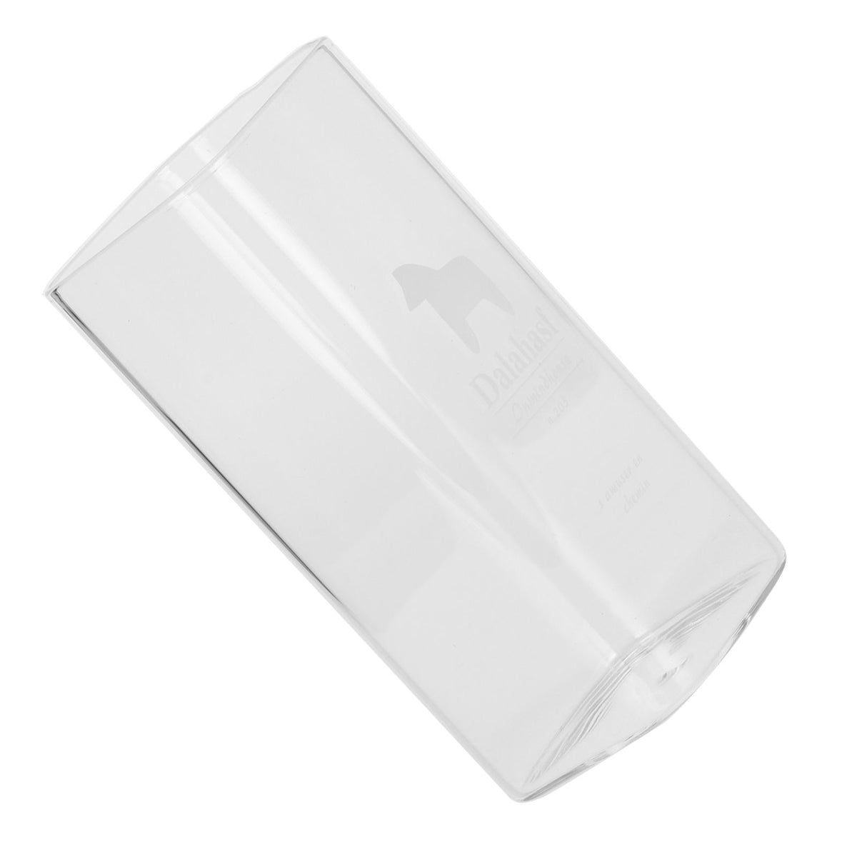 400ml Water Cup Square Heat-Resistant Glass Mug Beverage Milk Breakfast Cup DrinkwareHorse Pattern