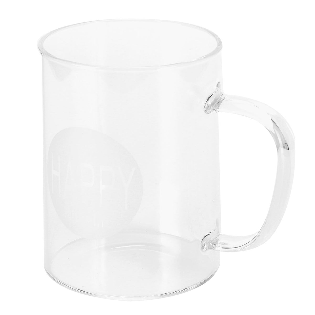 350ml Coffee Cup Transparent High Borosilicate Glass Mug with Handle for Milk Tea Beverage