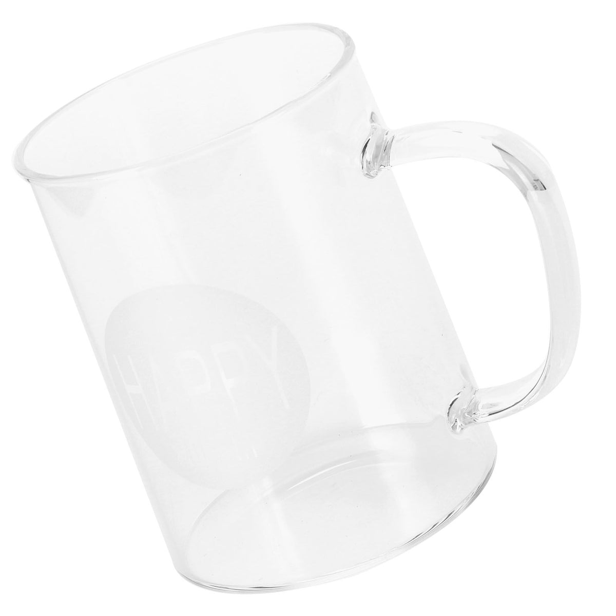 350ml Coffee Cup Transparent High Borosilicate Glass Mug with Handle for Milk Tea Beverage