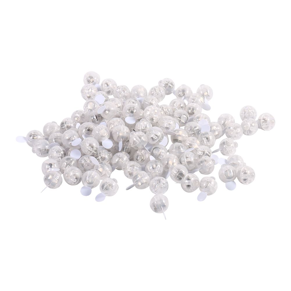 100Pcs/lot Round Flash Ball Lamps Balloon Lights Home Christmas Wedding Party Decor White
