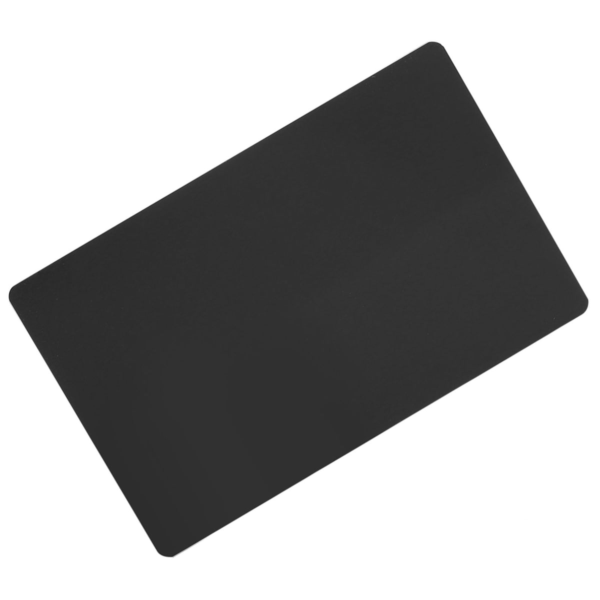 50Pcs Impressive Blanks Laser Mark Engraved Metal Business Visiting Name Cards (Black)