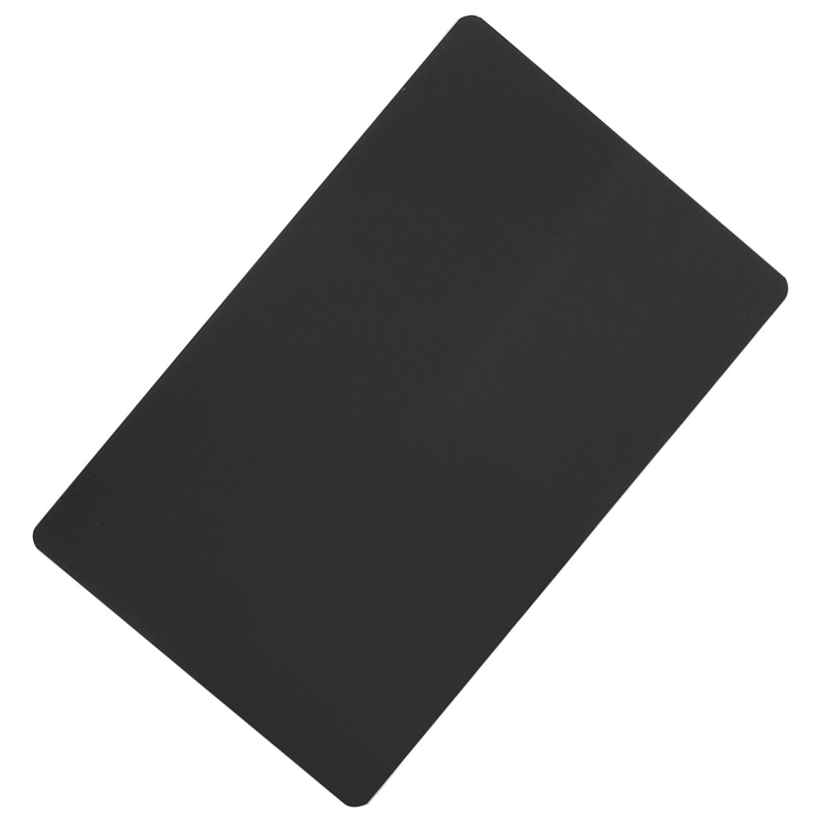 50Pcs Impressive Blanks Laser Mark Engraved Metal Business Visiting Name Cards (Black)