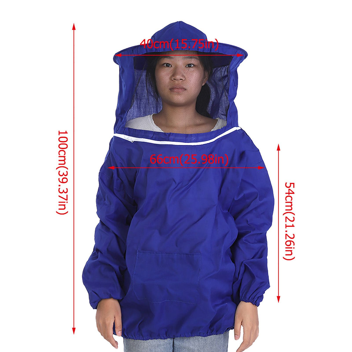 Professional Beekeeping Protective Jacket Suit Bee Keeping Beekeeper Equipment Blue
