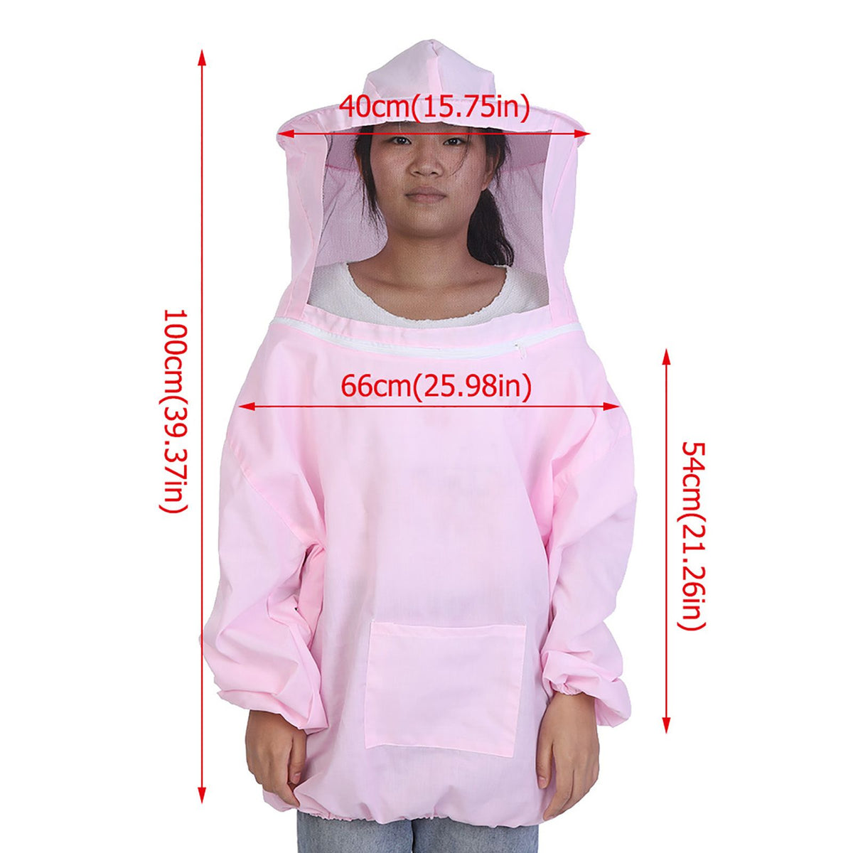 Professional Beekeeping Protective Jacket Suit Bee Keeping Beekeeper Equipment Pink