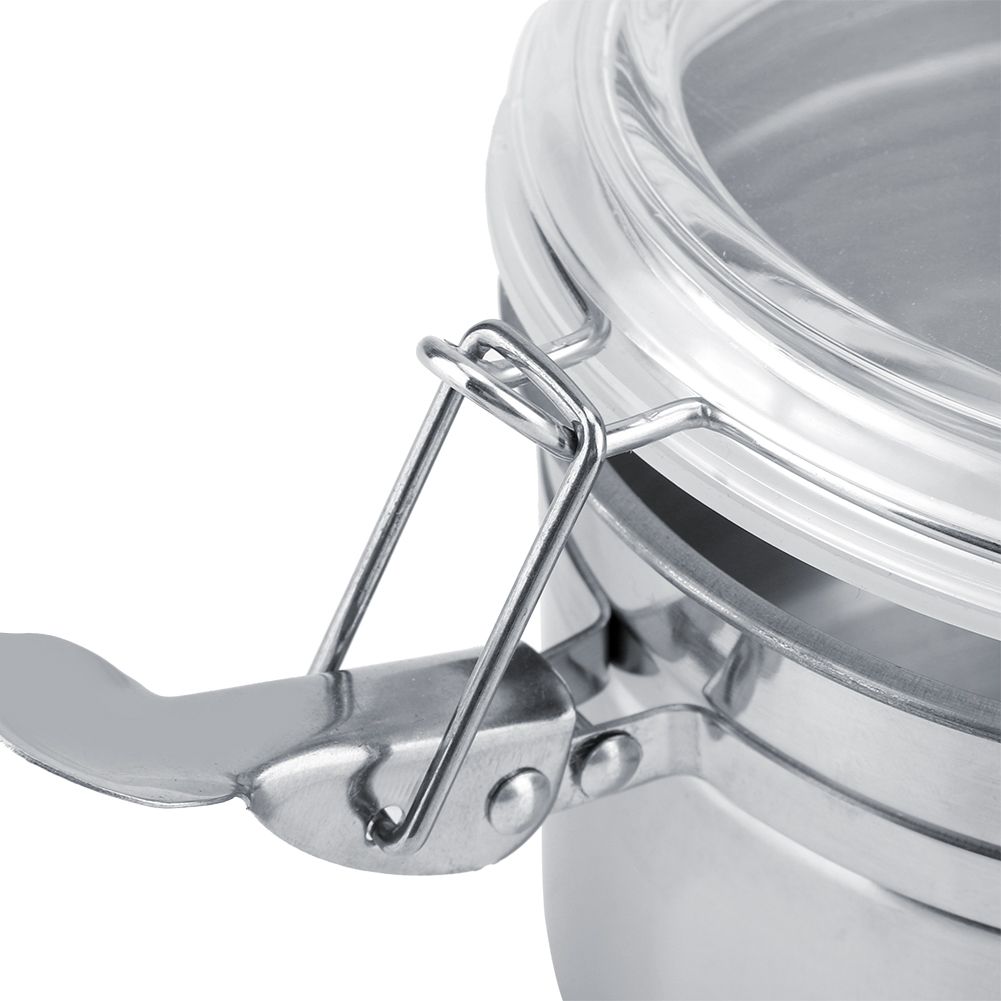 Stainless Steel Coffee Container Vacuum Sealed Storage Jar for Sugar Tea Bean(1800ml)