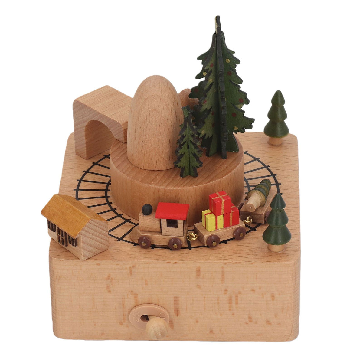 Wood Music Boxes Antique Engraved Wooden Musical Box Gifts for Birthday Christmas Valentine's Day