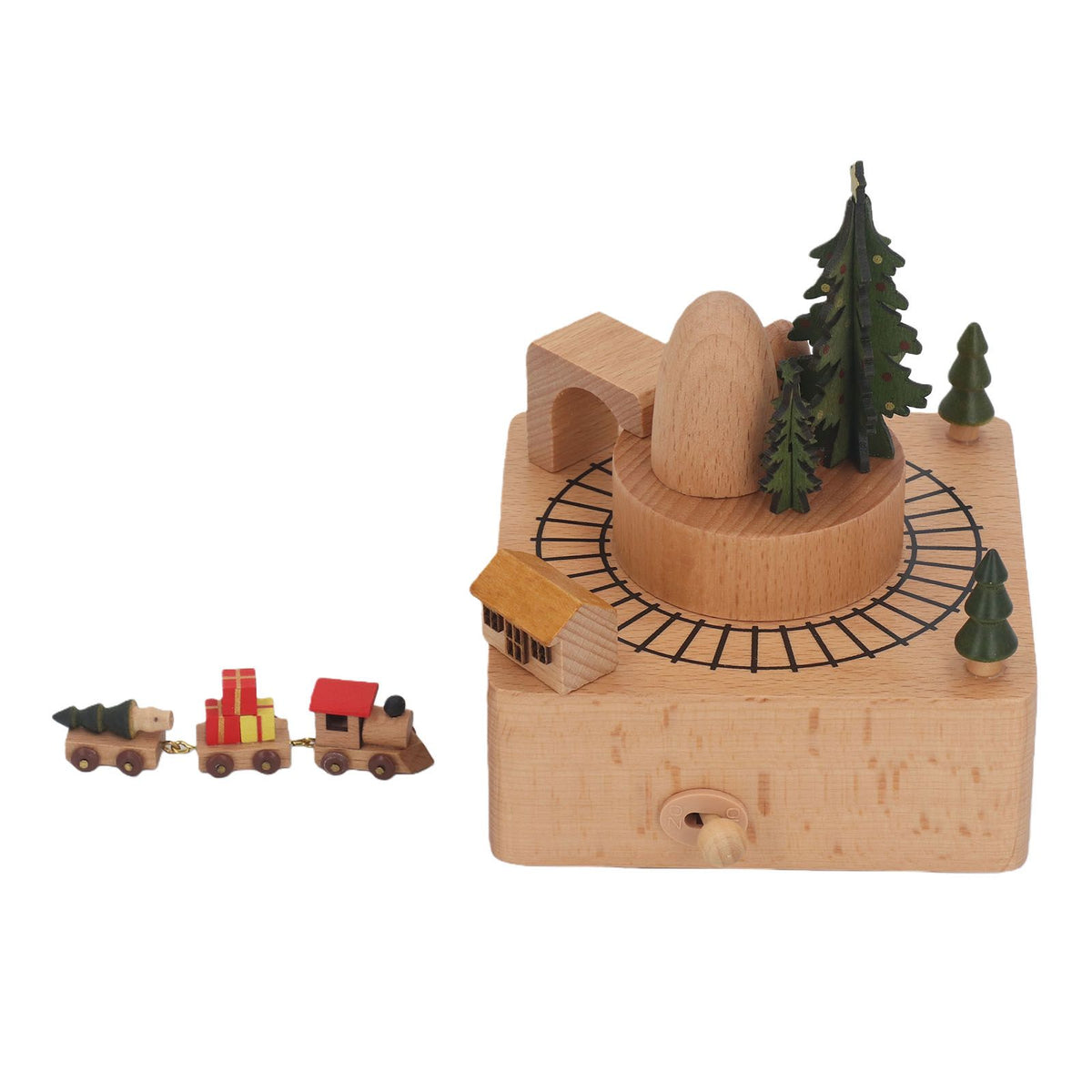 Wood Music Boxes Antique Engraved Wooden Musical Box Gifts for Birthday Christmas Valentine's Day