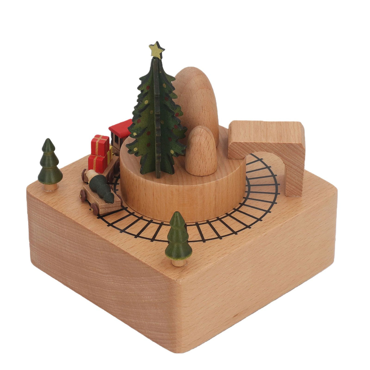 Wood Music Boxes Antique Engraved Wooden Musical Box Gifts for Birthday Christmas Valentine's Day