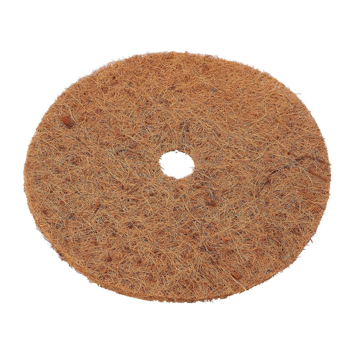 Coconut Fiber Mulch Ring 13.77 Inch Tree Protector Mat Plant Cover Ring for Nurseries Gardens Balconies Offices