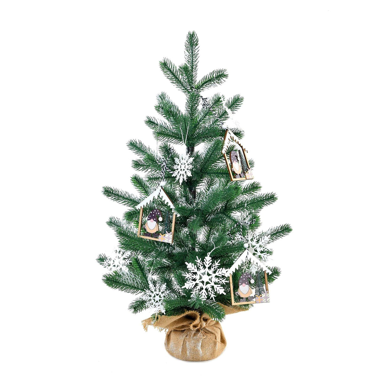 Artificial Xmas Tree 50cm Exquisite Simulation Decorative Xmas Tree Household Holiday Decorations