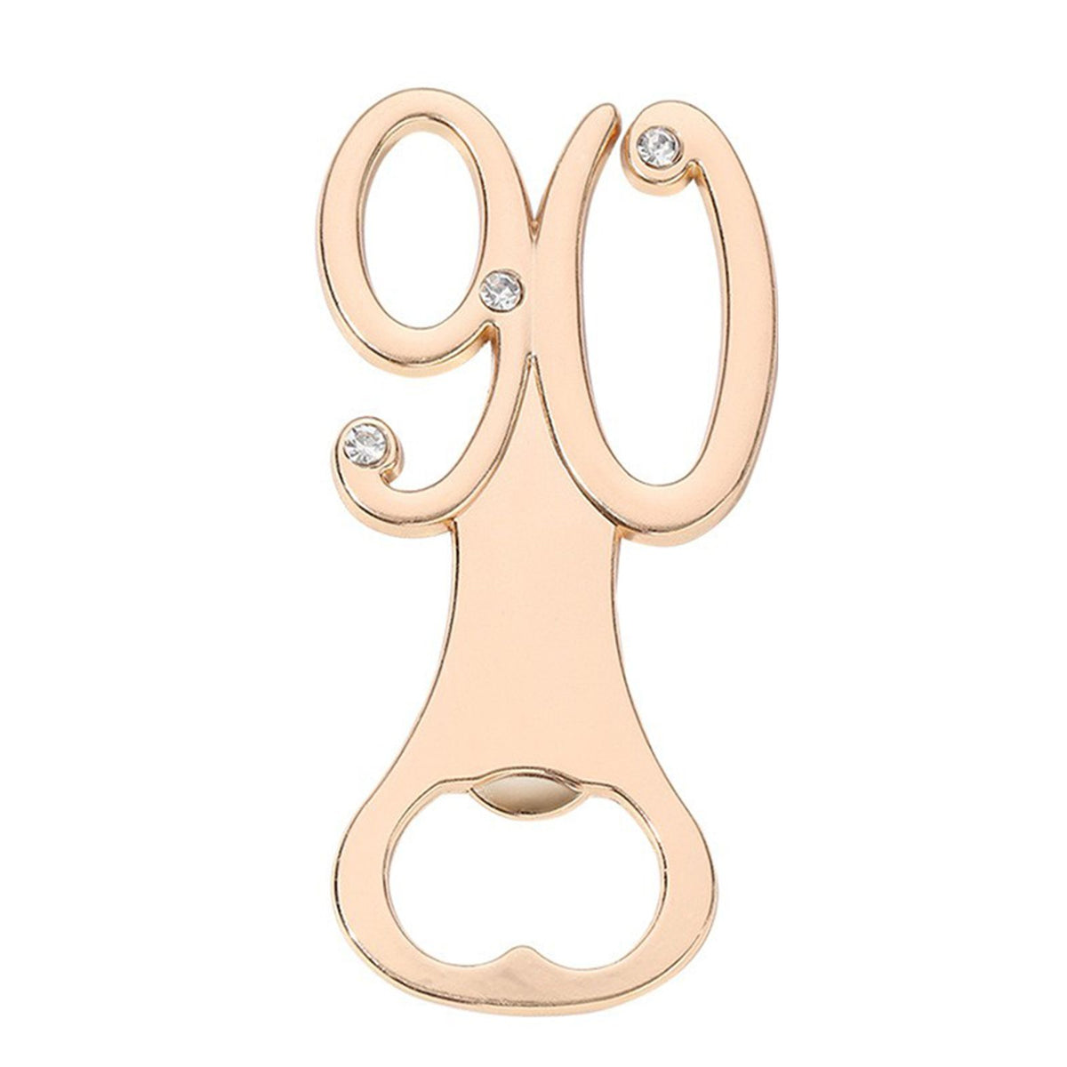 24Pcs 90 Digital Bottle Opener Number 90th Birthday Bottle Opener for Home Hotel Party Wedding Use