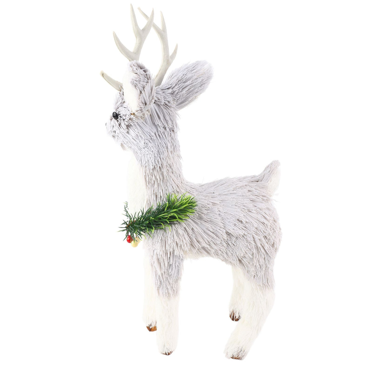 Xmas Deer Decoration Exquisite Cute Desktop Holiday Simulation Elk Figurine for Show Window Decoration