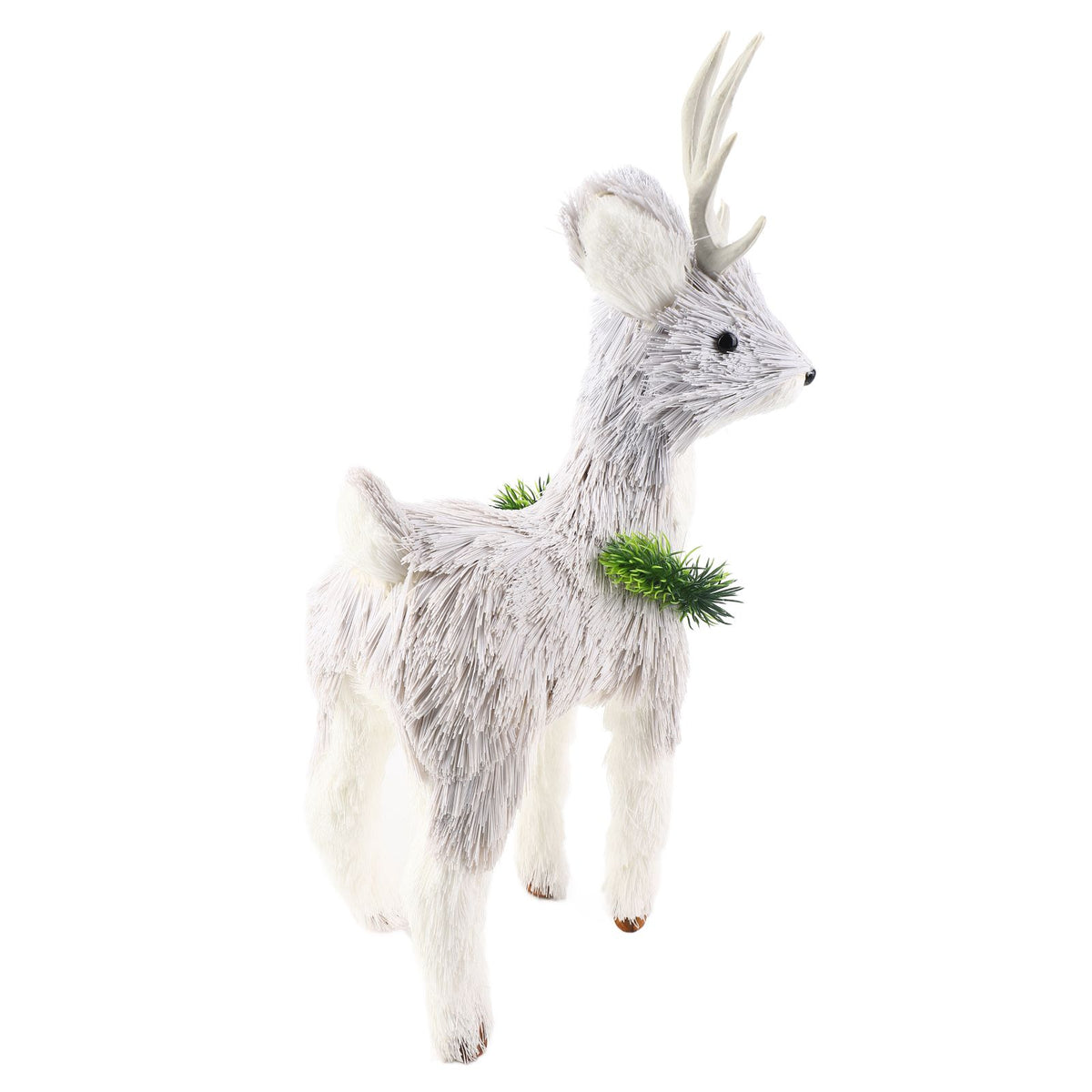 Xmas Deer Decoration Exquisite Cute Desktop Holiday Simulation Elk Figurine for Show Window Decoration