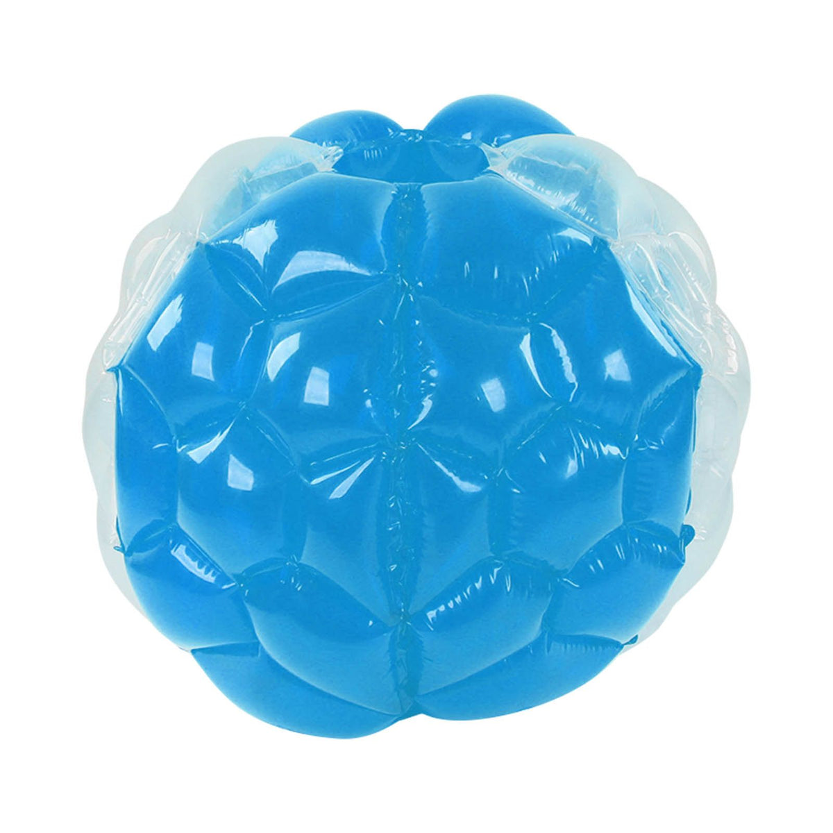 Inflatable Bumping Ball Foldable Portable Body Bubble Ball 90x75cm for Party Games Blue