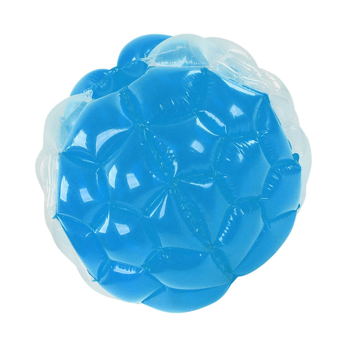 Inflatable Bumping Ball Foldable Portable Body Bubble Ball 90x75cm for Party Games Blue